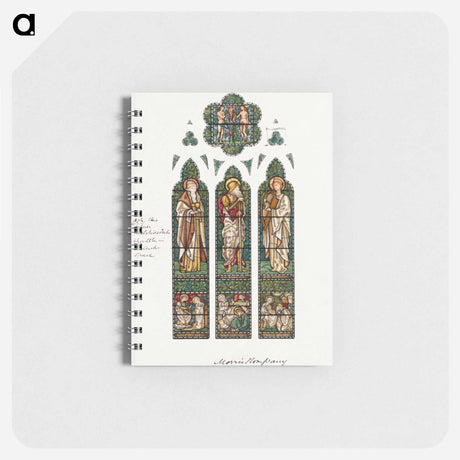 アートメモ帳-Design for Stained Glass Window, Saint Peter's Episcopal Church, Albany, NY - エドワード バーン ジョーンズ Memo.