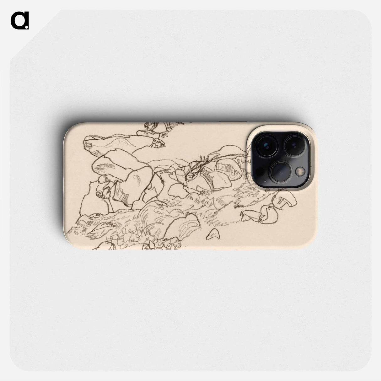 Mountain Stream - Egon Schiele Phone Case.