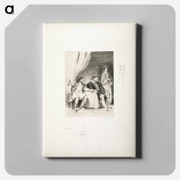 ホワイト - ウジェーヌ ドラクロワ Canvas.