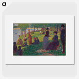 Oil Sketch for "A Sunday on La Grande Jatte" by Georges Seurat - ジョルジュ スーラ Poster.
