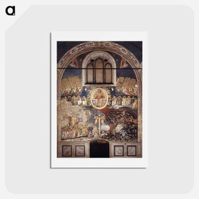アートポストカード-Last Judgment - ジョット ディ ボンドーネ Postcard.
