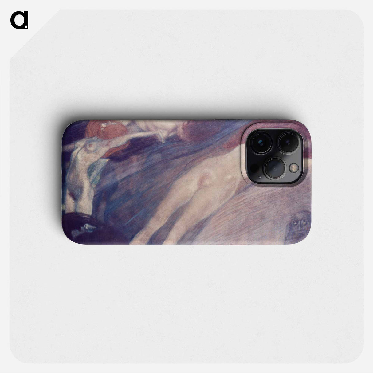 Bewegte Wasser - Gustav Klimt Phone Case.