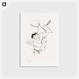アートポストカード-Les Vieilles histoires: Ta Bouche - アンリ ド トゥールーズ ロートレック Postcard.