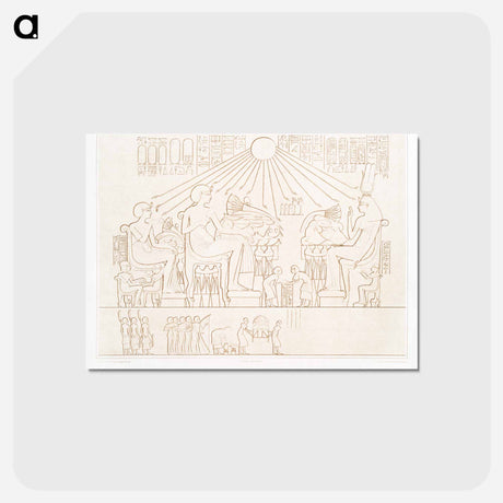 アートポストカード-Sacrifice to the Sun
 - エジプト美術史 Postcard.