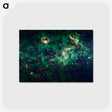 アートポストカード-Milky Way with Cassiopeia and Cepheus
 - ハッブル画像 Postcard.