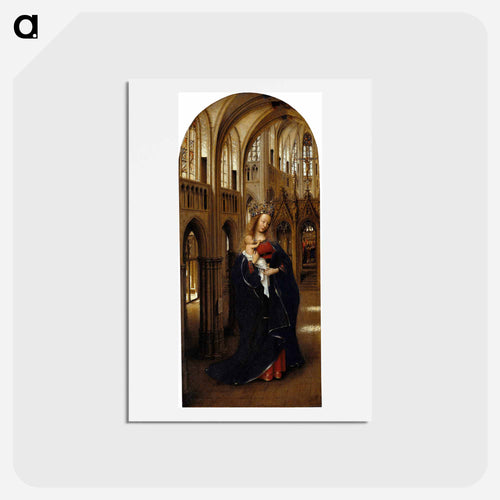 The Madonna in the Church - ヤン ファン エイク Postcard.