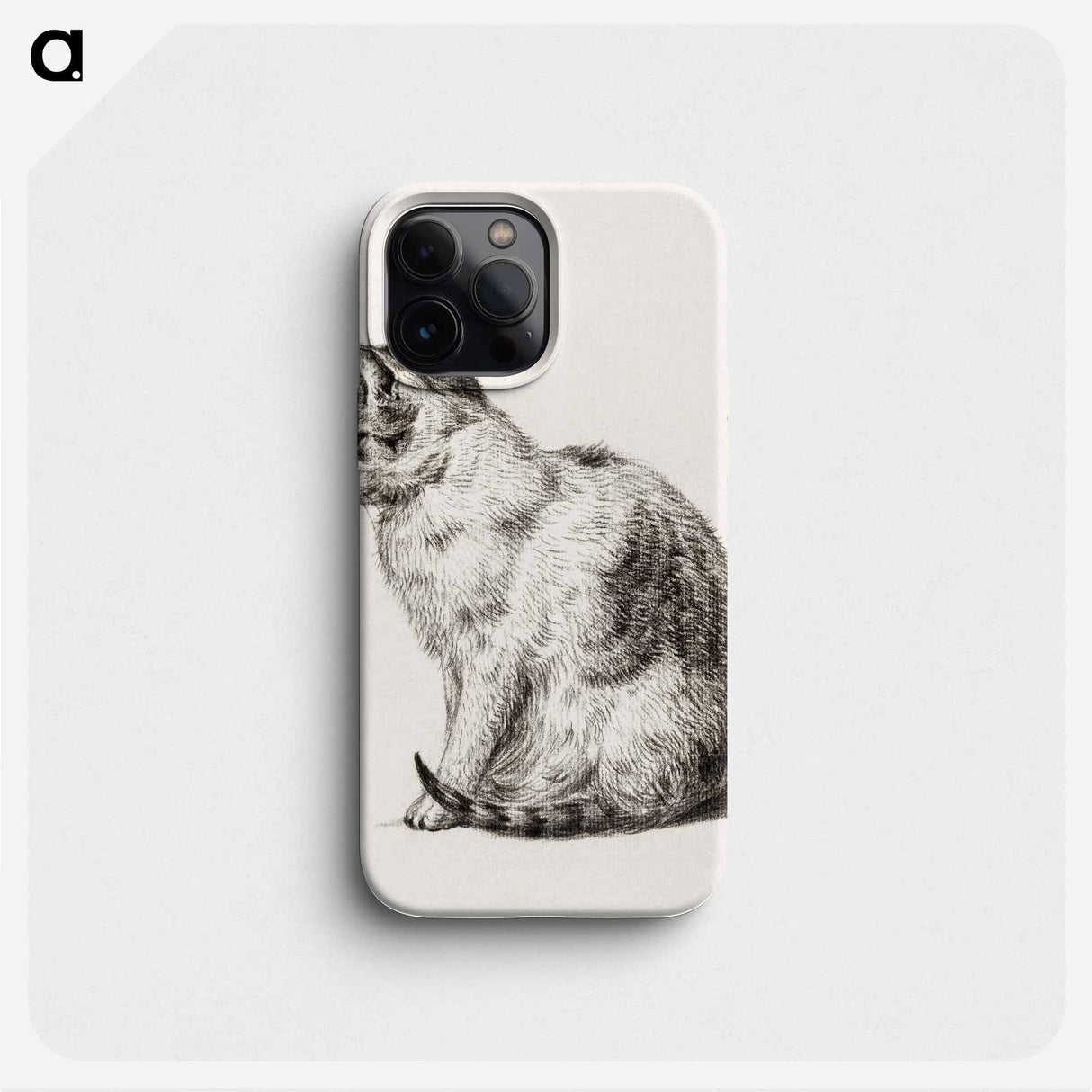 Sitting cat - Jean Bernard Phone Case.