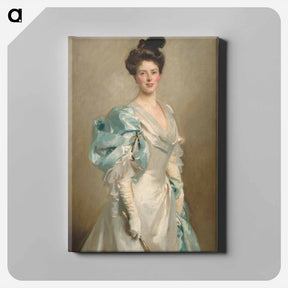 アートパネル-Mary Crowninshield Endicott Chamberlain (Mrs. Joseph Chamberlain) - ジョン シンガー サージェント Canvas.