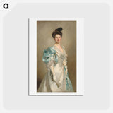 アートポストカード-Mary Crowninshield Endicott Chamberlain (Mrs. Joseph Chamberlain) - ジョン シンガー サージェント Postcard.