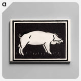 Pig - Julie de Graag Canvas.