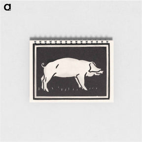アートメモ帳-Pig - ユリー デ フラーハ Memo.