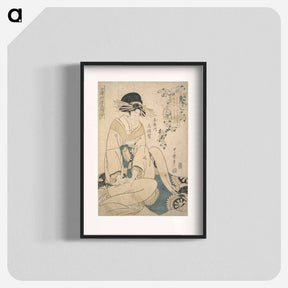 アートポスター-A Courtesan - 喜多川 歌麿 Poster.