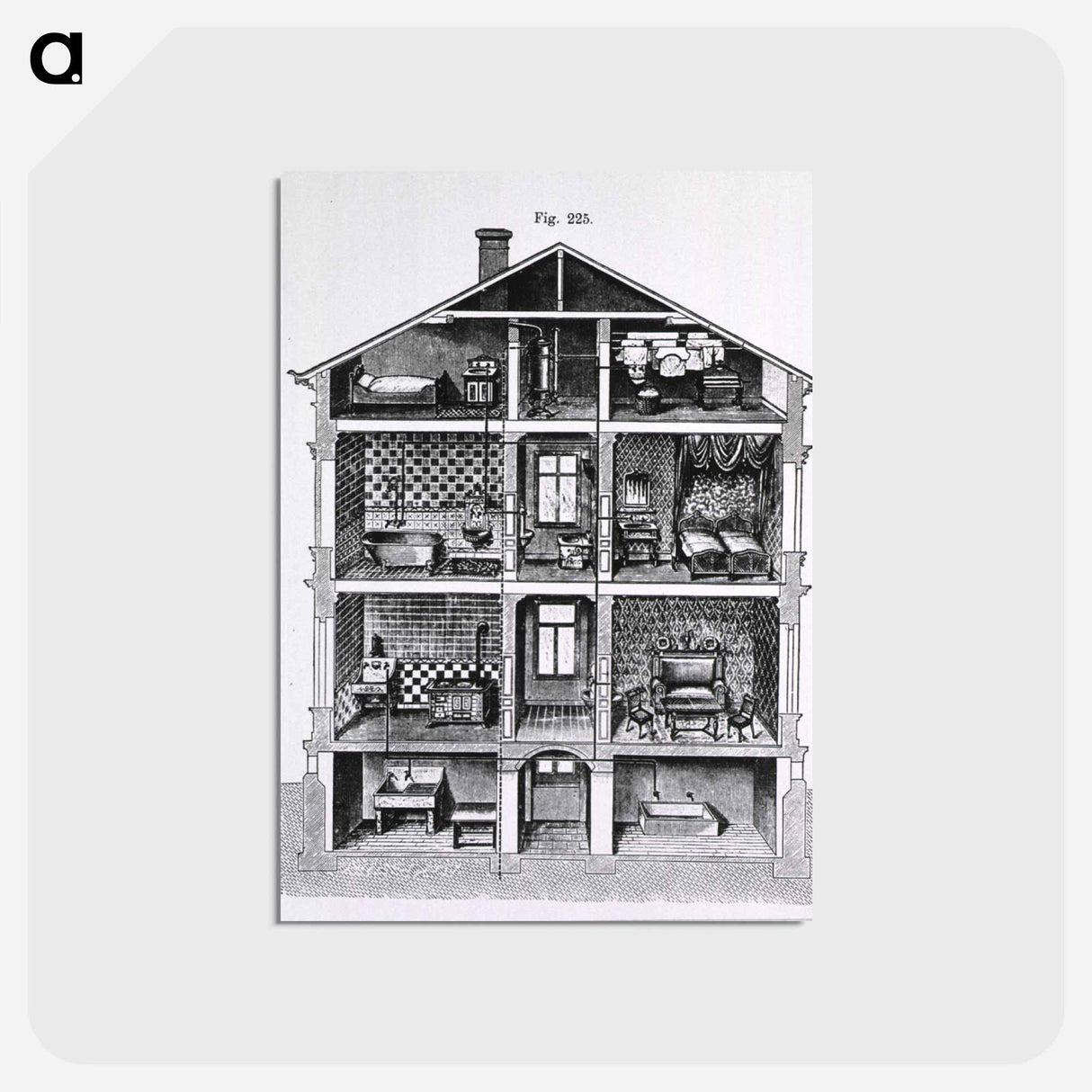 アートポストカード-Domestic Fluid Waste Disposal System
 - 国立医学図書館 Postcard.