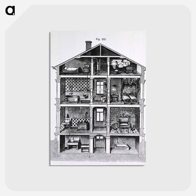 アートポストカード-Domestic Fluid Waste Disposal System
 - 国立医学図書館 Postcard.