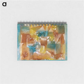アートメモ帳-Fasçade brown-green
 - パウル クレー Memo.