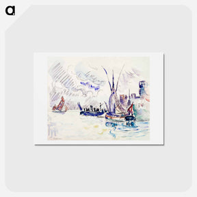 アートポストカード-La Rochelle - ポール シニャック Postcard.
