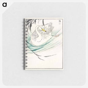 アートメモ帳-Wooper Swan Illustration
 - 鳥類図鑑 Memo.
