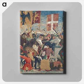 アートパネル-Battle between Heraclius and Chosroes (detail) - ピエロ デラ フランチェスカ Canvas.