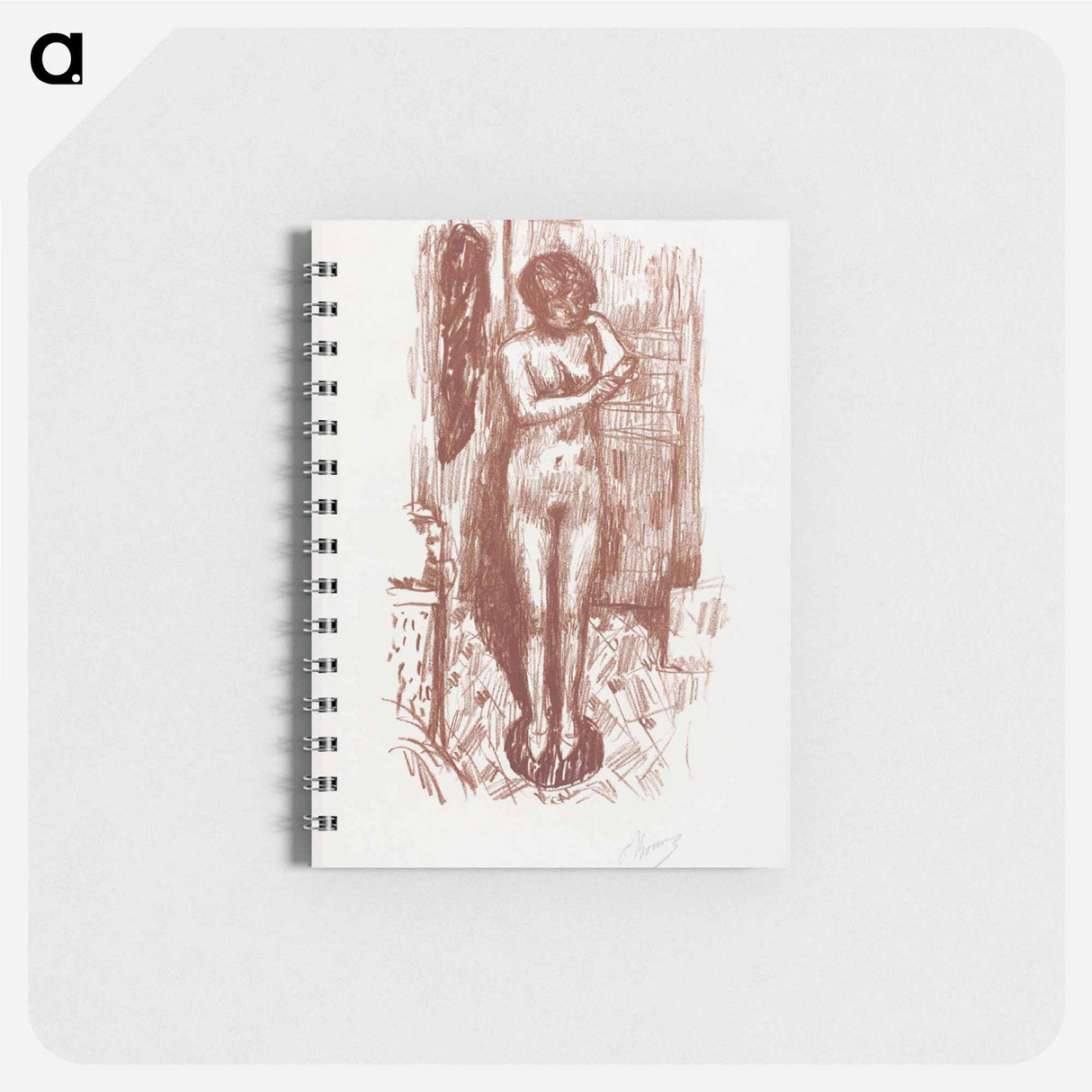 アートメモ帳-Standing Naked Woman Washing
 - ピエール ボナール Memo.