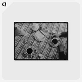 アートポストカード-After Dinner Coffee, Lufkin, Texas
 - ラッセル リー Postcard.