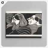Two Male Heads
 - サミュエル ジェスルン Canvas.