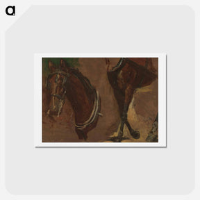 アートポストカード-Study for the Fairman Rogers Four in Hand - トーマス エイキンズ Postcard.