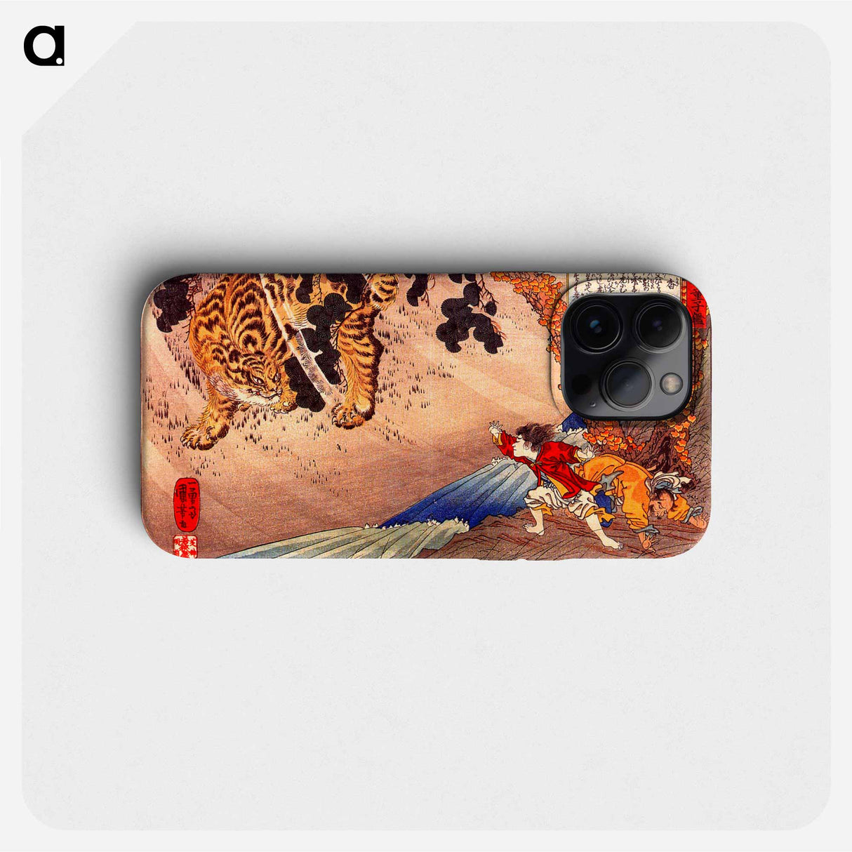 二十四孝童子鑑 楊香 - 歌川 国芳 Phone Case.