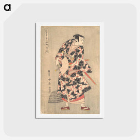 アートポストカード-The Actor Ichikawa Yaozo III in the Role of Fuwa Banzaemon
 - 歌川 豊国 Postcard.