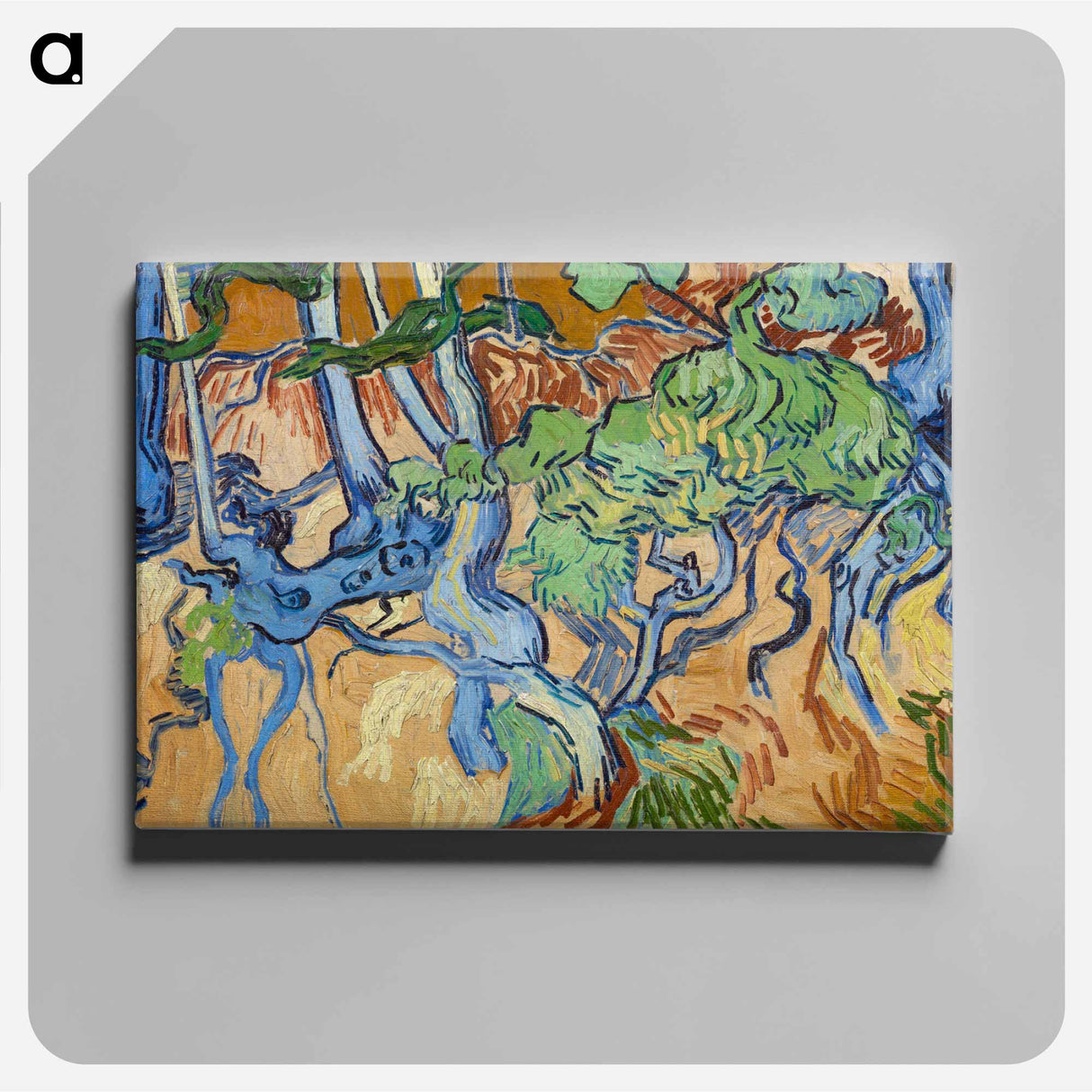 Tree Roots - Vincent van Gogh Canvas.