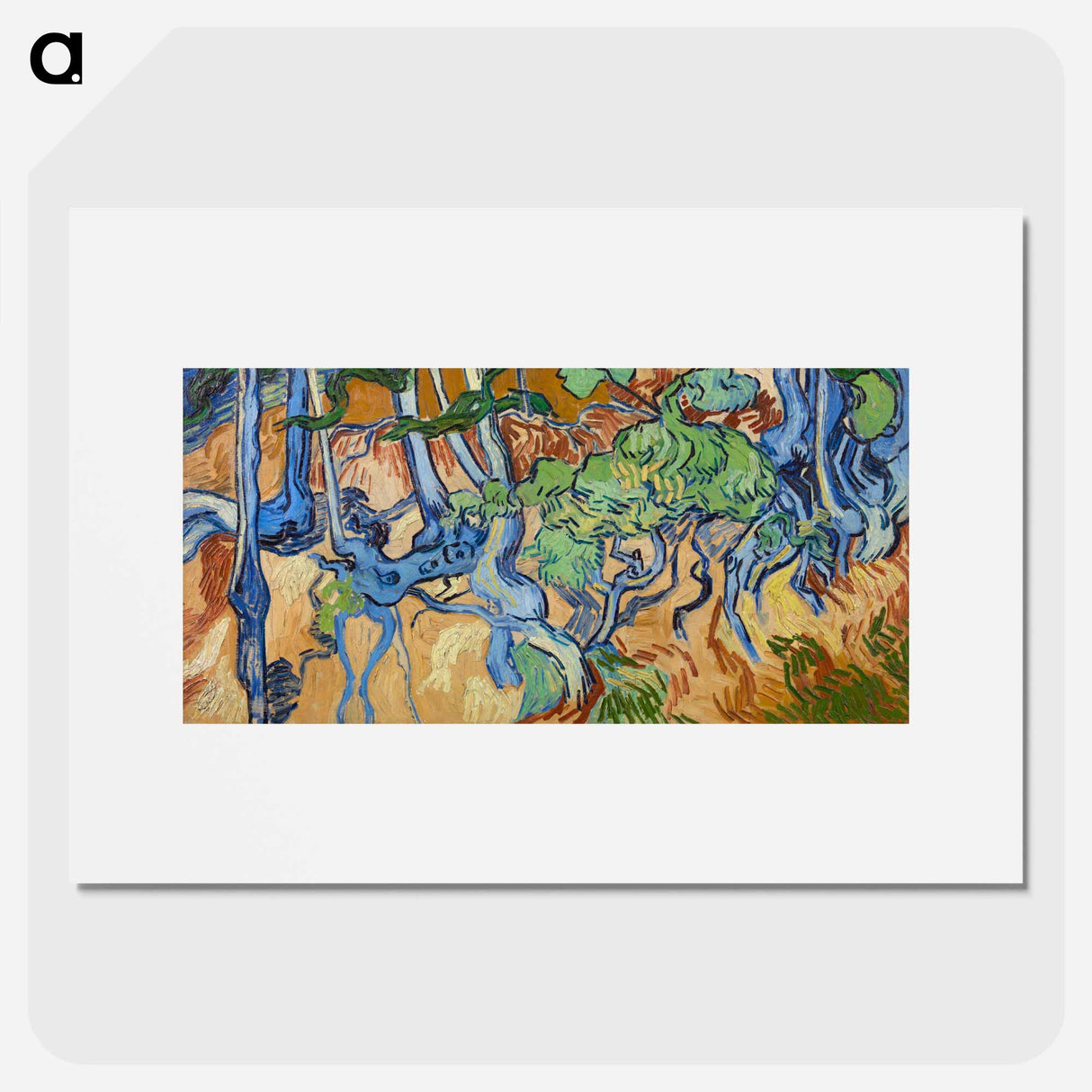 Tree Roots - Vincent van Gogh Poster.