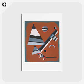 アートポストカード-Gris - ワシリー カンディンスキー Postcard.