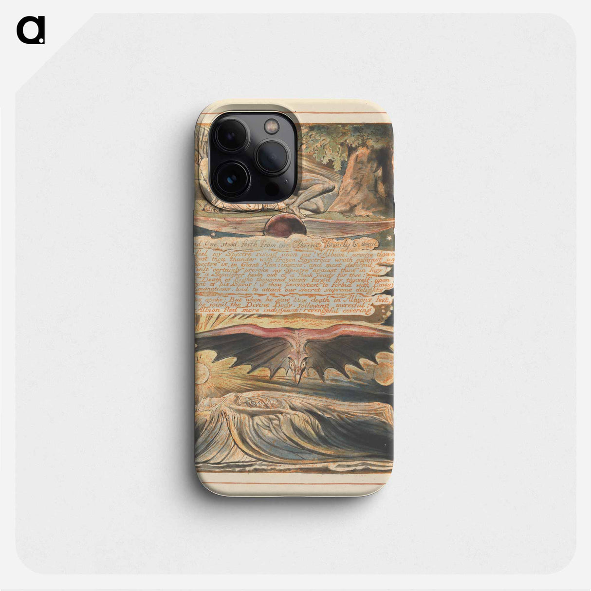 Jerusalem, Plate 37, "And One stood forth...." - ウィリアム ブレイク Phone Case.