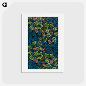 アートポストカード-William Morris's Vine - ウィリアム モリス Postcard.