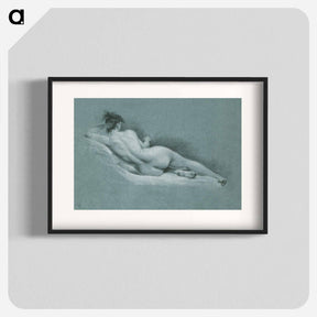アートポスター-Reclining Nude, back view
 - イェール大学アートギャラリー Poster.