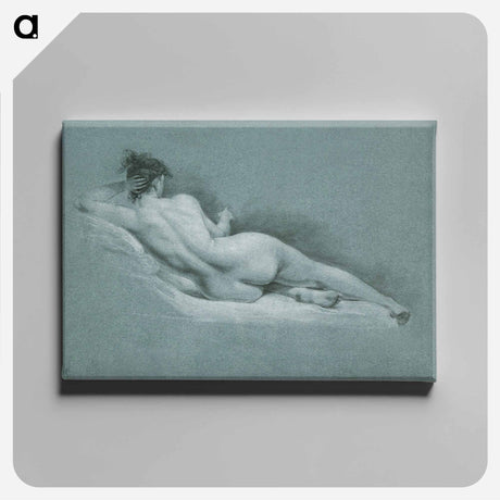 アートパネル-Reclining Nude, back view
 - イェール大学アートギャラリー Canvas.
