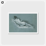 アートポストカード-Reclining Nude, back view
 - イェール大学アートギャラリー Postcard.