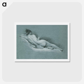 アートポストカード-Reclining Nude, back view
 - イェール大学アートギャラリー Postcard.