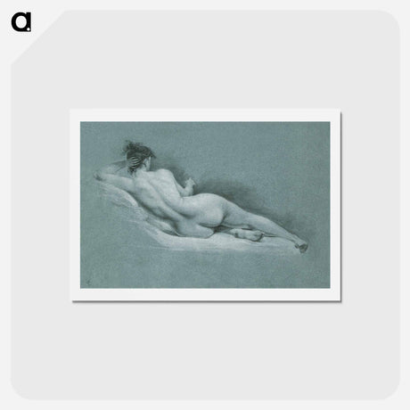 アートポストカード-Reclining Nude, back view
 - イェール大学アートギャラリー Postcard.