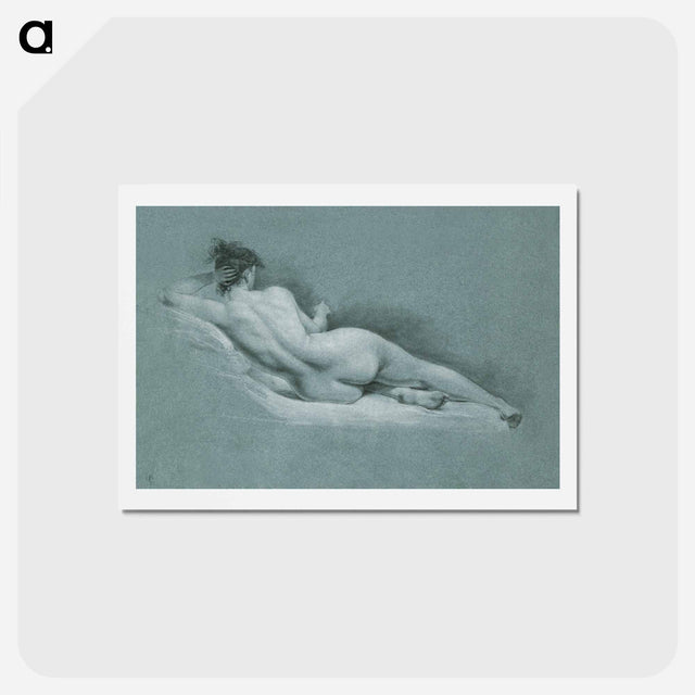 アートポストカード-Reclining Nude, back view
 - イェール大学アートギャラリー Postcard.