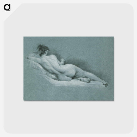 アートポストカード-Reclining Nude, back view
 - イェール大学アートギャラリー Postcard.