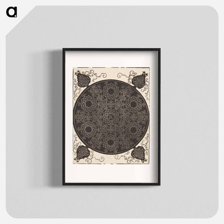 アートポスター-Knob with seven rings - アルブレヒト デューラー Poster.