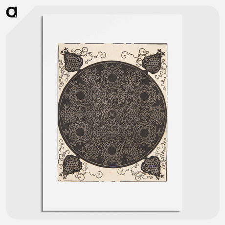 アートポスター-Knob with seven rings - アルブレヒト デューラー Poster.