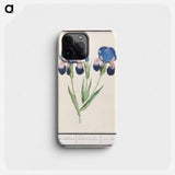Purple iris - アンセルムス ボエティウス デ ブート Phone Case.