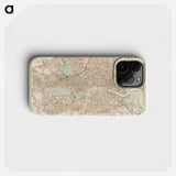 Reduced ordnance map of London - アンティーク地図 Phone Case.