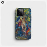 Standing huntsman with two dogs - アーノルド ピーター ワイズ クビンチャン Phone Case.