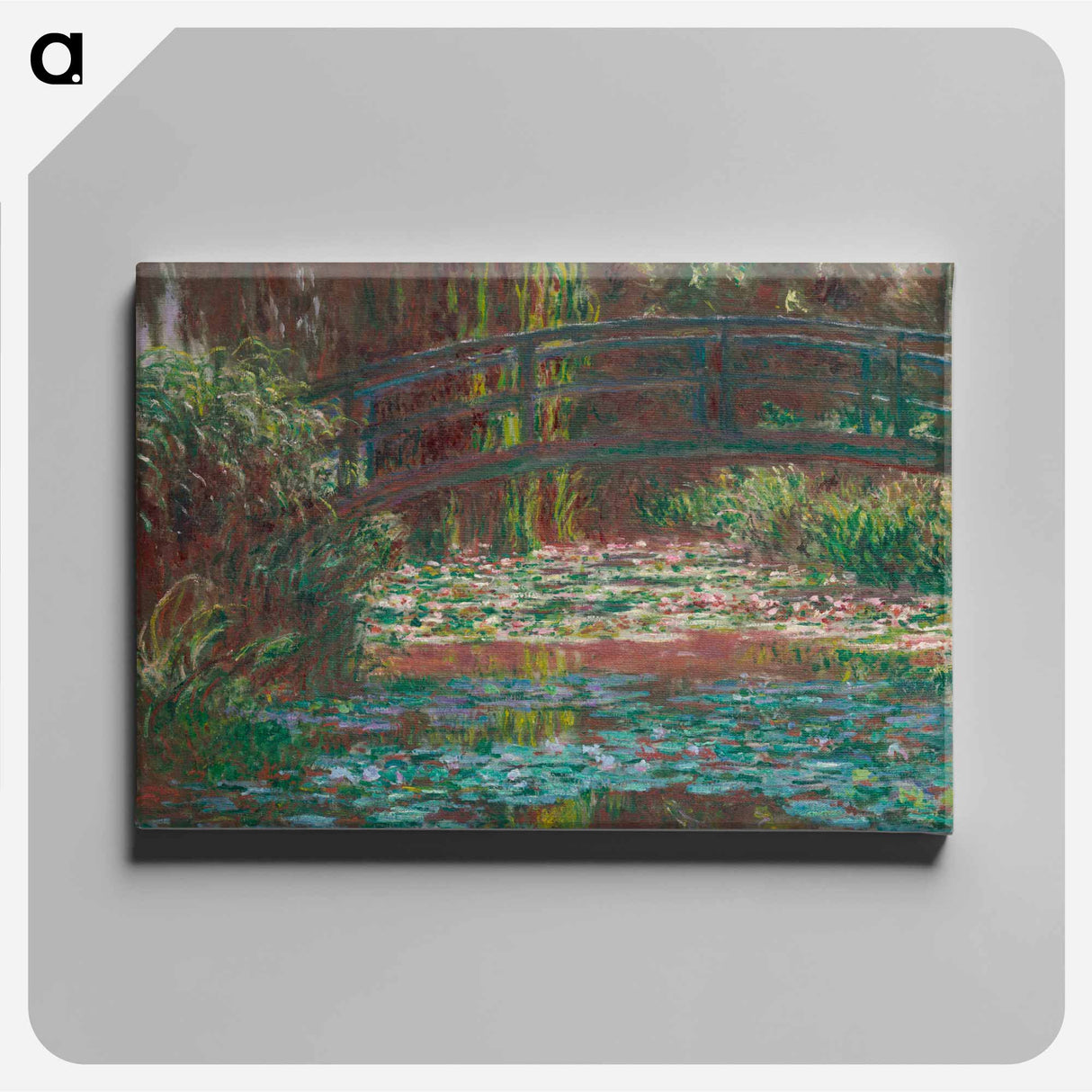 Water Lily Pond - クロード モネ Canvas.