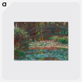 アートポストカード-Water Lily Pond - クロード モネ Postcard.