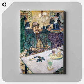 アートパネル-Monsieur Boileau at the Café
 - クリーブランド美術館 Canvas.