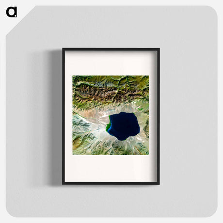 アートポスター-Uvs Nuur Basin
 - 上空からの地球 Poster.