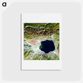 アートポストカード-Uvs Nuur Basin
 - 上空からの地球 Postcard.